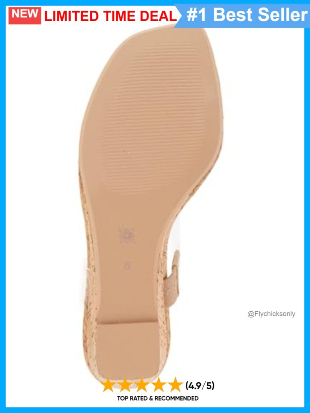 Wedge Sandal Square Toe Slingback Slip On Casual Dressy - Picture 3 of 6